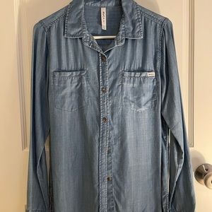 RVCA chambray button down